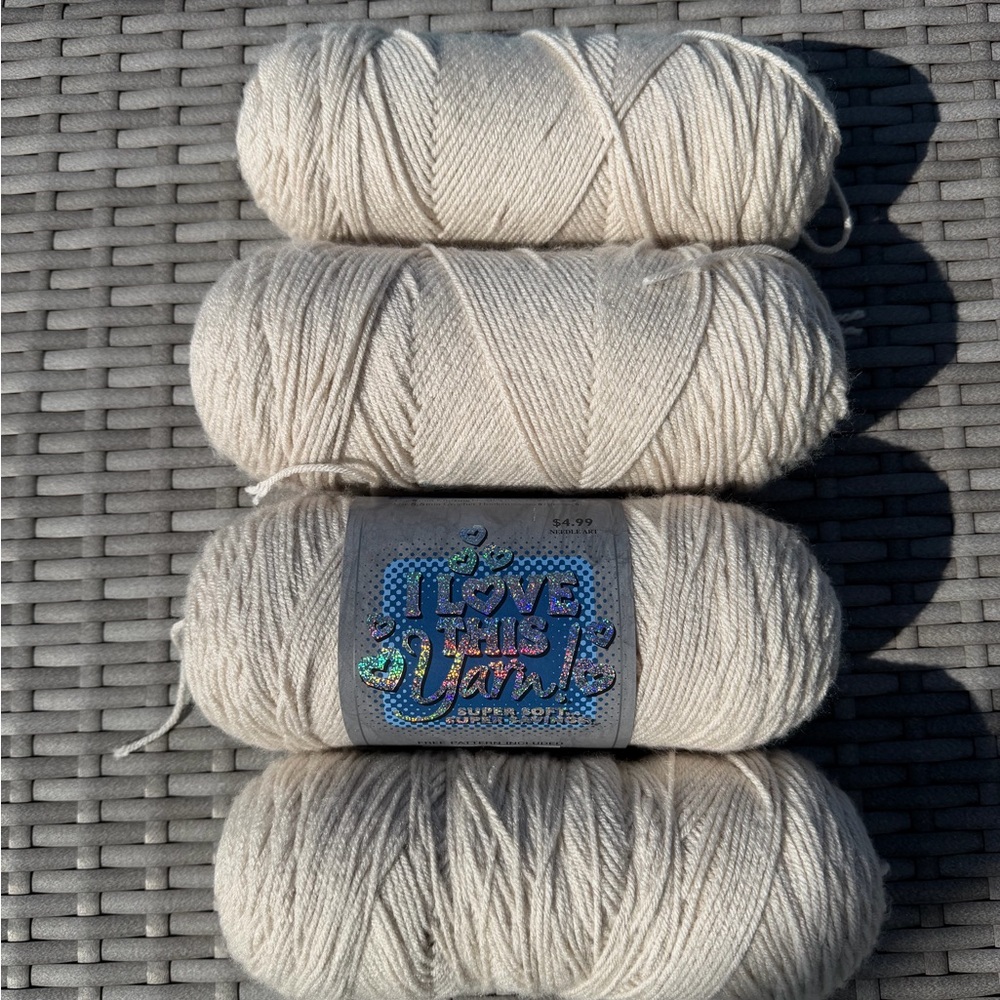Cream Yarn Bundle from I love this yarn